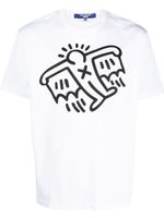 Junya Watanabe MAN x Keith Haring t-shirt à imprimé graphique - Blanc - thumbnail