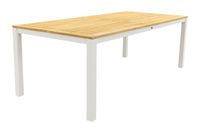 Hartman Sonata tuintafel 220 x 100 cm. - Teak - wit