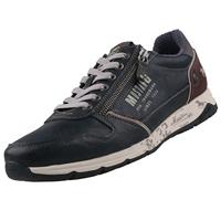 MUSTANG Herensneakers met veters, Donkerblauw, 41 EU