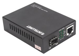 Intellinet 508216 netwerk media converter 1000 Mbit/s Zwart