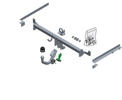 Afneembare trekhaak 619400 Afneembare trekhaak 619400