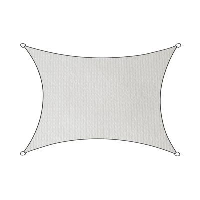 Livin'outdoor schaduwdoek Iseo HDPE rechthoek 3x4m (Kleur doek: wit)