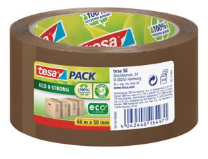 tesa ECO & STRONG 58154-00000-00 Pakband tesapack Bruin (l x b) 66 m x 50 mm 1 stuk(s)