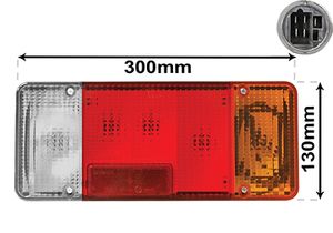Achterlicht VAN WEZEL, Inbouwplaats: rechts: , u.a. fÃ¼r Peugeot, Fiat, CitroÃ«n, Iveco