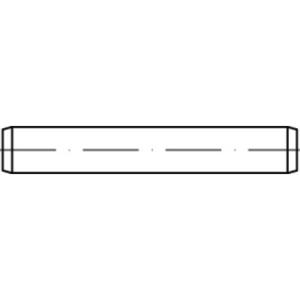 TOOLCRAFT TO-5436780 Cilindrische pen 16 mm Staal 1 stuk(s)