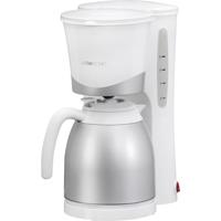 Clatronic KA 3327 Koffiezetapparaat Wit 870 watt Capaciteit koppen: 10 Met thermoskan