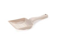 Beeztees plastic kattenbakschep beige grof