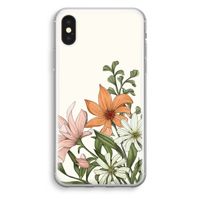 Floral bouquet: iPhone XS Transparant Hoesje - thumbnail