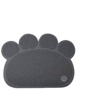 Urban Living Dog & KATS Tapijt van pvc, pootvorm, antraciet, 60 x 45 cm