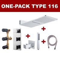 Wiesbaden one-pack inbouwthermostaatset type 116