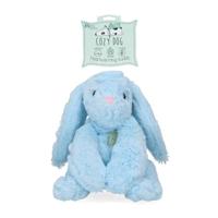 Cozy Dog Bunny Hondenknuffel - Puppy Knuffel met Hartslag - Hartslag knuffel voor hond - Hondenspeelgoed - Tegen Verlatingsangst (Blauw)
