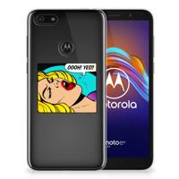 Motorola Moto E6 Play Silicone Back Cover Popart Oh Yes
