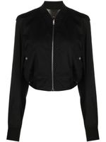 Rick Owens veste bomber à coupe crop - Noir