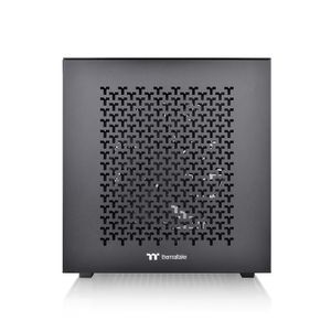 Thermaltake Divider 200 TG Air Black Micro-tower PC-behuizing Zwart 2 voorgeïnstalleerde ventilators, Zijvenster, Stoffilter