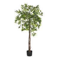 Mica Decorations Ficus Kunstplant - H150 x Ø50 cm - Groen - thumbnail