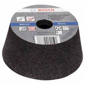 Bosch Accessories 1608600231 Schuurkom, conisch-metaal/gietijzer 90 mm, 110 mm, 55 mm, 16 Bosch 1 stuk(s)