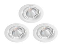 Philips Set van 3 inbouwspots Pomeron 7W - 2700K 25806800 - thumbnail