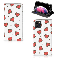 Apple iPhone 11 Pro Max Hoesje met Magneet Hearts - thumbnail