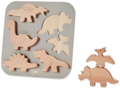 byAstrup vormenpuzzel Dinosaurussen junior hout 6 stukjes byAstrup vormenpuzzel Dinosaurussen junior hout 6 stukjes