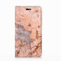 Huawei Y5 | Y6 2017 Standcase Marmer Oranje