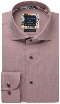 Cassis slim fit capri roodbruin