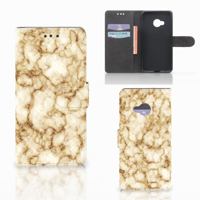 HTC U Play Bookcase Marmer Goud