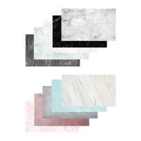 Caruba Backdrops Marble 10 Pack - Creëer Verhalende Stillevens met Dubbelzijdige Designs - Fotografie Achtergrond - Marble Backdrop voor Fotografie