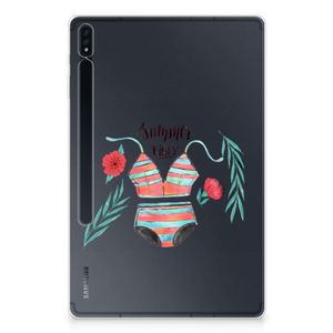 Samsung Galaxy Tab S7 Plus | S8 Plus Tablet Back Cover Boho Summer