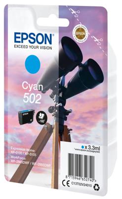 Epson Inktcartridge T02V2, 502 Origineel Cyaan C13T02V24010