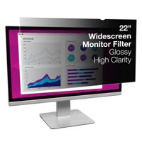 3M 7100138481 High Clarity Privacyfilter Voor 22-Inch Breedbeeldmonitor, 16:10 Afmeting