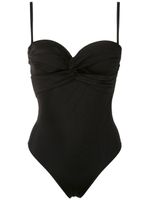 Brigitte maillot de bain à détail noué - Noir