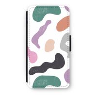 Memphis Shapes: iPhone 8 Plus Flip Hoesje - thumbnail