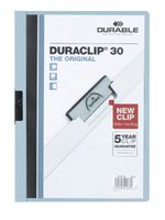 Klemmap Durable Duraclip A4 3mm 30 vellen lichtblauw - thumbnail