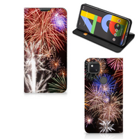 Google Pixel 4a Hippe Standcase Vuurwerk - thumbnail