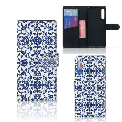 Huawei P Smart Pro Hoesje Flower Blue