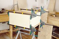 Wolfcraft 3032000 EHZ eenhandklem PRO 100/450 mm Spanbreedte (max.):450 mm Afm. werkbereik:100 mm - thumbnail