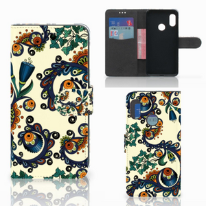 Wallet Case Xiaomi Mi A2 Lite Barok Flower