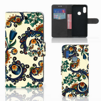 Wallet Case Xiaomi Mi A2 Lite Barok Flower - thumbnail