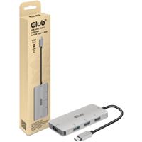 Club 3D Club 3D USB Gen2 Type-C to 10Gbps 4x USB Type-A Hub - thumbnail