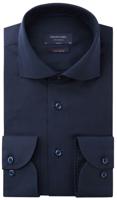 Profuomo Overhemd High Performance Navy Slim Fit