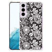 Samsung Galaxy S22 Plus Case Black Flowers - thumbnail