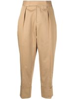 SAPIO pantalon fuselé à taille haute - Marron