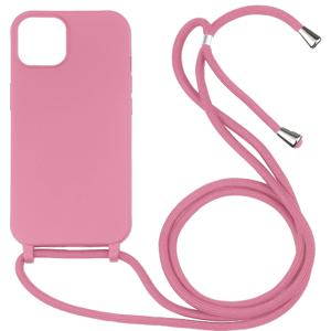 Samsung Galaxy S20 hoesje - Backcover - Koord - Softcase - Flexibel - TPU - Roze