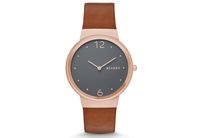 Horlogeband Skagen SKW2395 Leder Bruin 18mm - thumbnail