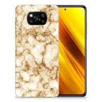 Xiaomi Poco X3 | Poco X3 Pro TPU Siliconen Hoesje Marmer Goud