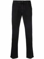 Emporio Armani jean slim à taille basse - Noir