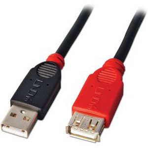 Lindy 5m USB 2.0 Cable USB-kabel USB A Zwart