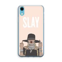 Slay All Day: iPhone XR Transparant Hoesje