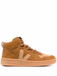 VEJA baskets montantes V-15 en cuir nubuck - Tons neutres