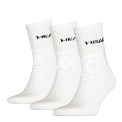 Head Short Crew Sock 3-pack White-35-38